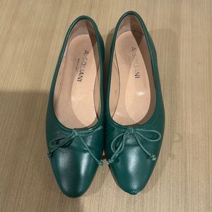 A. Soliani Teal Women's Loafers